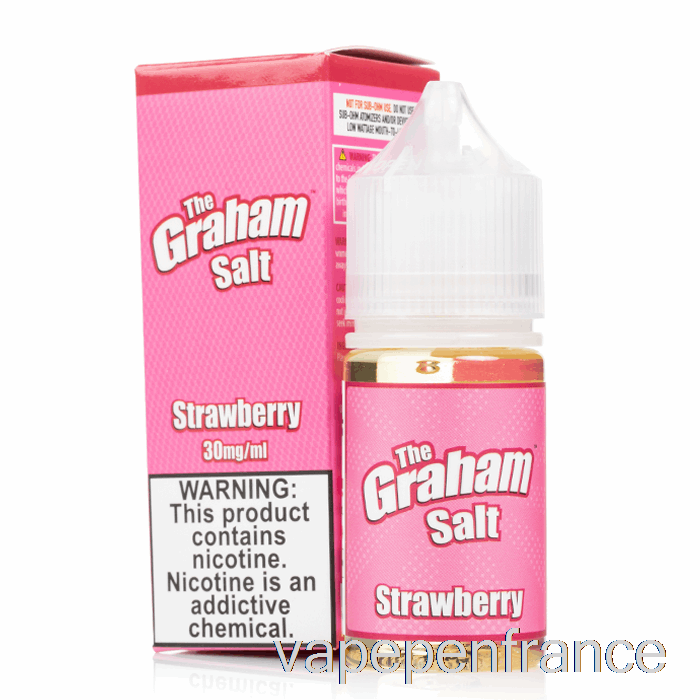 Sel De Fraise - Le Graham - E-liquide Mamasan - 30 Ml 30 Mg Stylo Vape